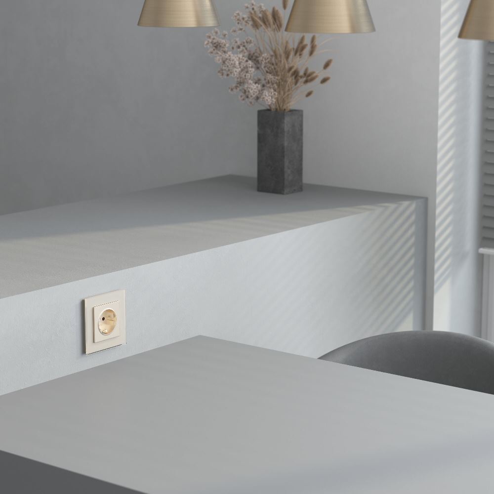 Рамка стеклянная Werkel Senso на 1 пост soft-touch Шампань W0013111 — изображение 3