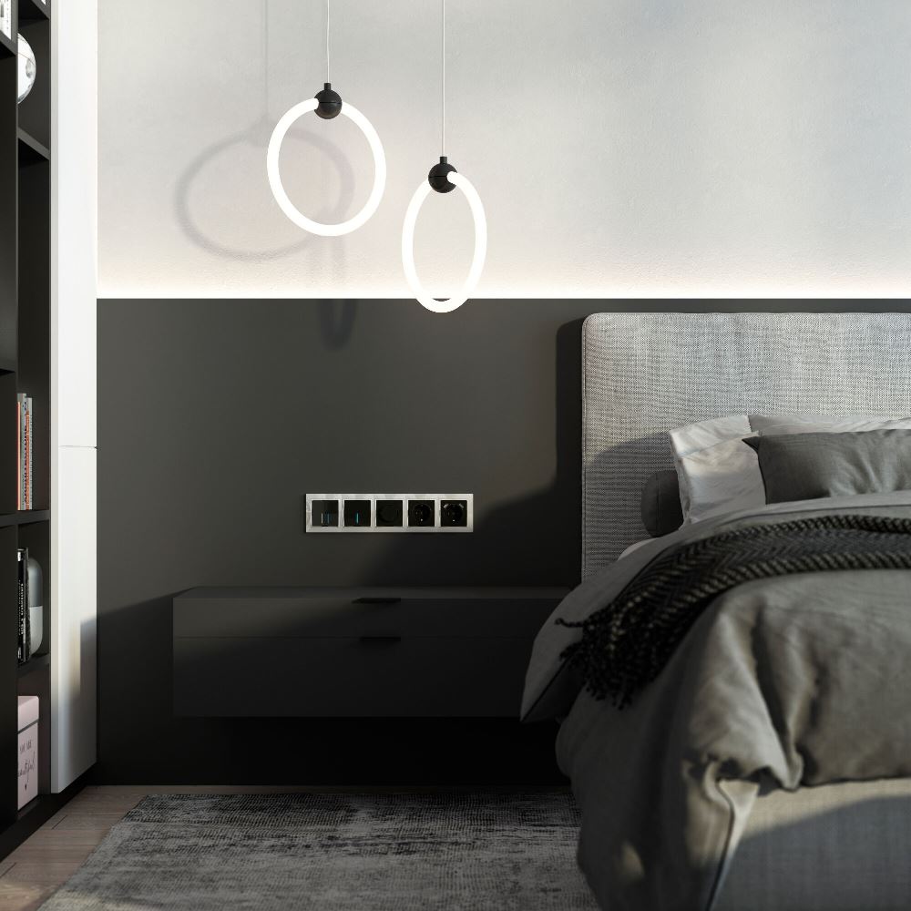 Рамка из поликарбоната Werkel Snabb basic на 5 постов Белый W0052001 — изображение 2