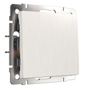 Выключатель одноклавишный встраиваемый Werkel Перламутровый рифленый W1110013