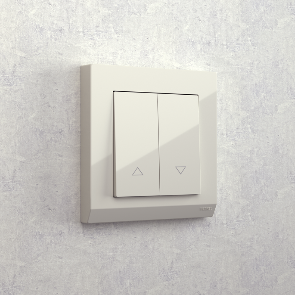 Выключатель жалюзи встраиваемый Werkel Слоновая кость W1124503 — изображение 2