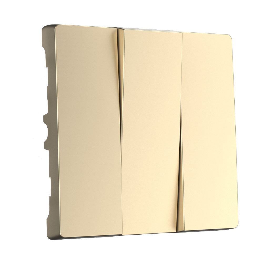 Набор клавиш для выключателя трехклавишного Werkel Шампань W1139011