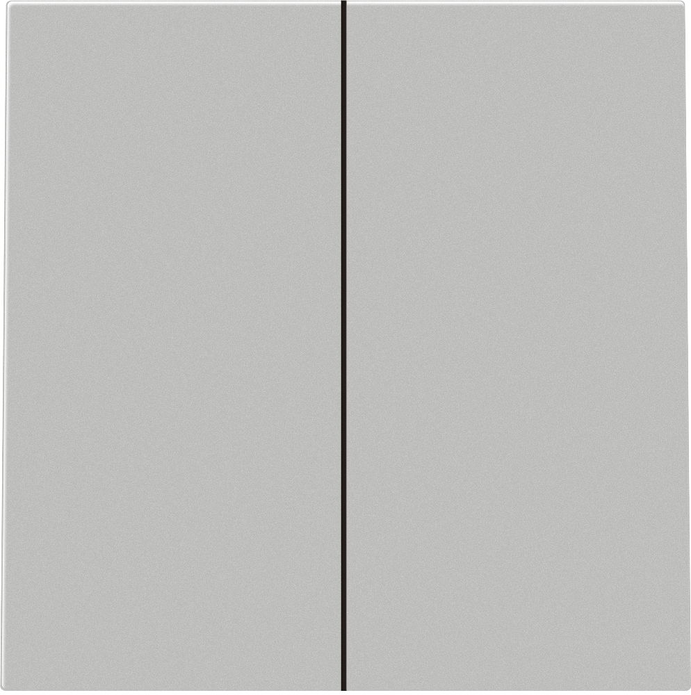 Выключатель двухклавишный встраиваемый проходной Donel R98 Серый матовый DA10800-DA29540 — изображение 2