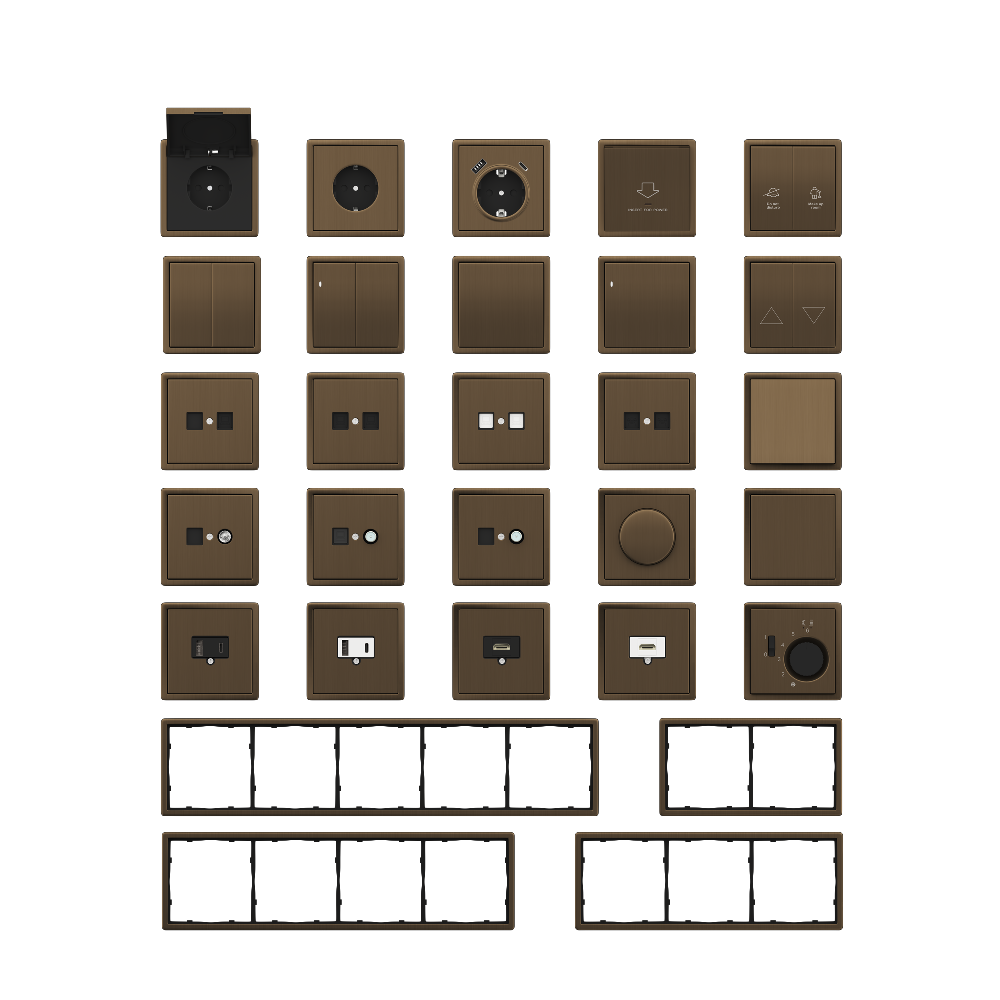 Выключатель электронный карточный встраиваемый Donel R98 Metal с подсветкой Латунь DA14000-DA590ME — изображение 3