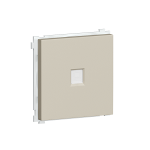 Розетка встраиваемая двойная Ethernet Donel R98 Кашемир матовый DA16300-DA83935