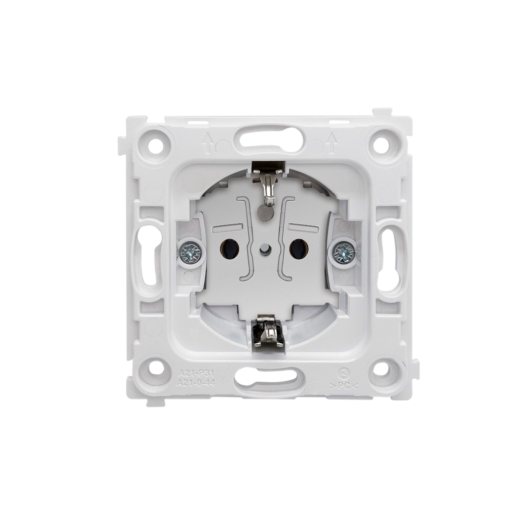 Розетка встраиваемая Donel R98 Schuko с крышкой и заземлением на клеммах Изумруд матовый DA17700-DA52039 — изображение 4