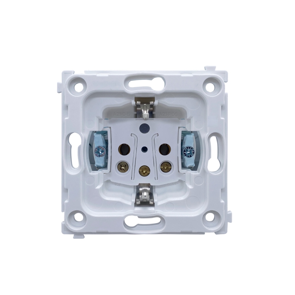 Розетка встраиваемая Donel R98 Schuko с крышкой и заземлением на винтах Шоколад матовый DA18800-DA45442 — изображение 6