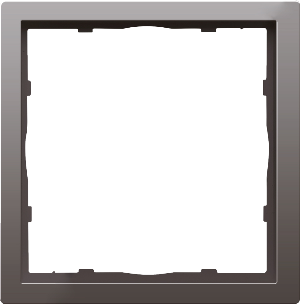 Рамка пластиковая Donel R98 нa 1 пост Сталь матовая DA21137