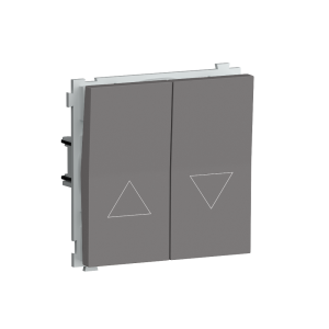 Выключатель жалюзи встраиваемый Donel R98 с блокировкой Шоколад матовый DA25800-DA29442
