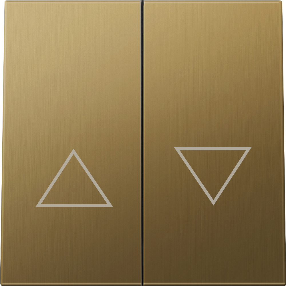 Выключатель жалюзи встраиваемый Donel R98 Metal с блокировкой Золото матовое DA25800-DA294BR — изображение 2