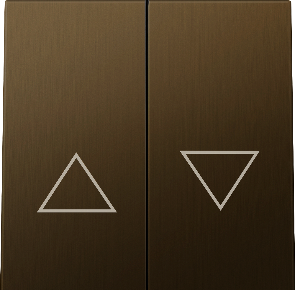 Выключатель жалюзи встраиваемый Donel R98 Metal с блокировкой Латунь DA25800-DA294ME — изображение 2