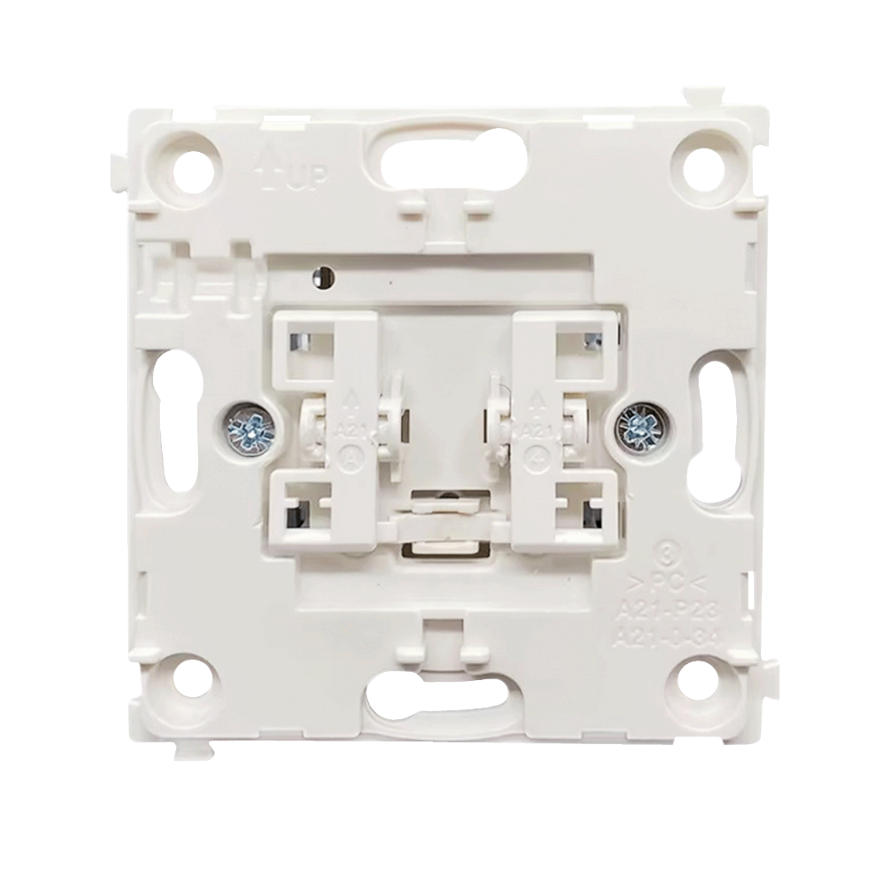 Выключатель двухклавишный встраиваемый Donel R98 Metal с символами DND/MUR Вороненая сталь DA25800-DA888GS — изображение 4