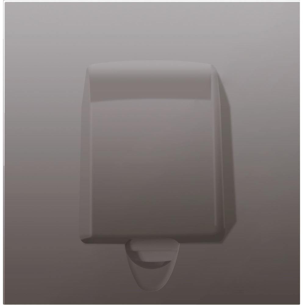 Вывод кабеля Donel R98 Сталь матовая DA87137