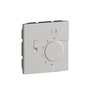 Терморегулятор механический Donel R98 с внешним датчиком пола Белый глянцевый DTEF231-DA14903