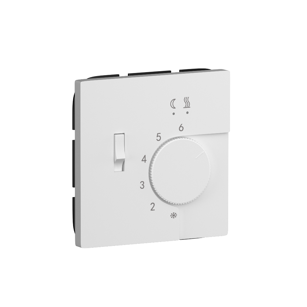 Терморегулятор механический Donel R98 с внешним датчиком пола Белый матовый DTEF231-DA14933