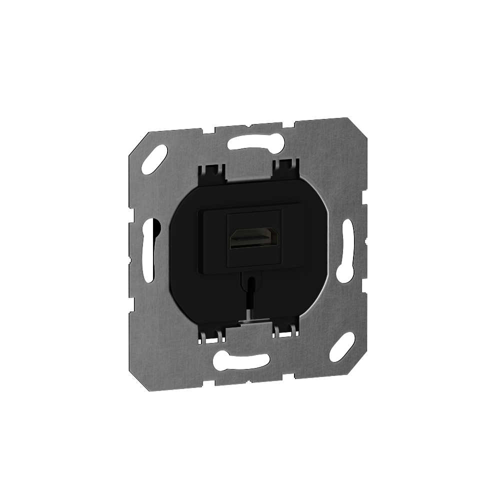 Розетка встраиваемая HDMI Donel R98 2.0a Карбон матовый STRS20A-DA27630 — изображение 5