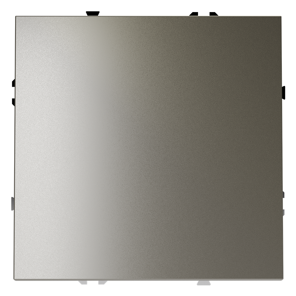 Выключатель одноклавишный встраиваемый проходной Voltum S70 Шелк VLS010304