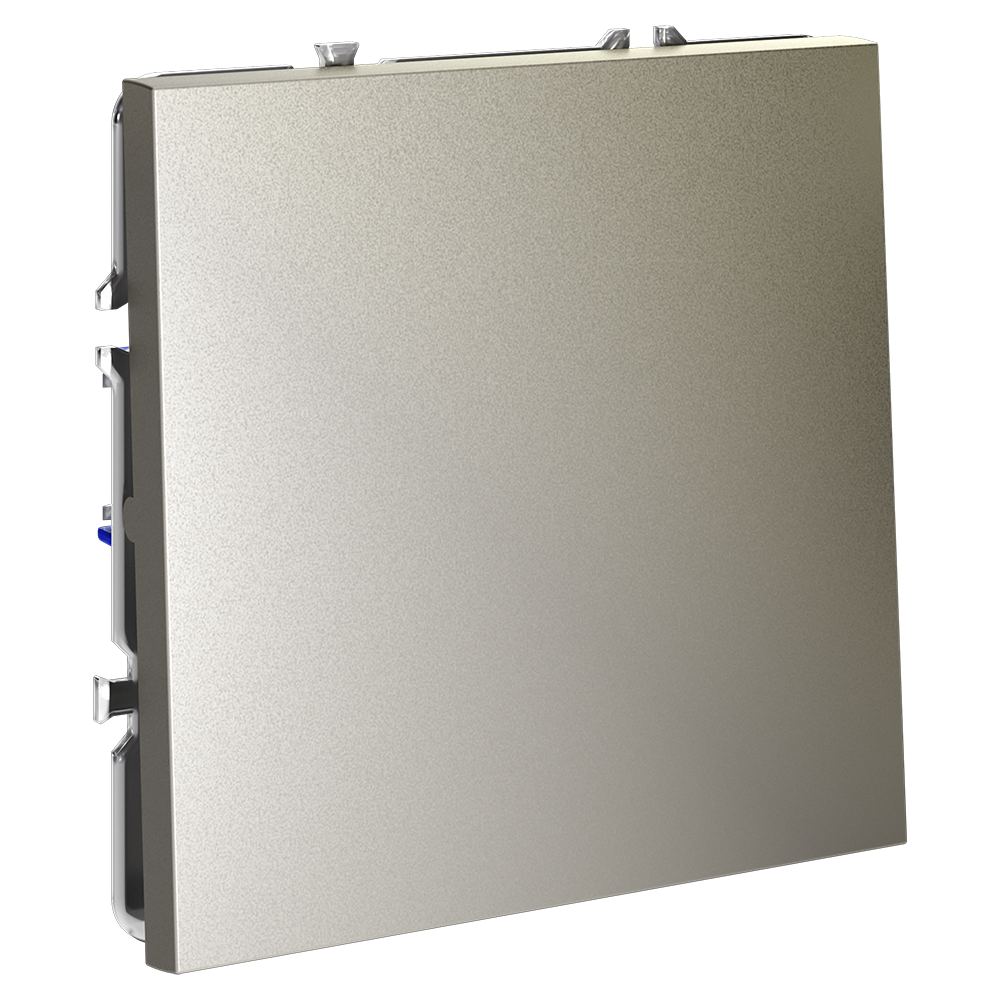 Выключатель одноклавишный встраиваемый проходной Voltum S70 Шелк VLS010304 — изображение 2