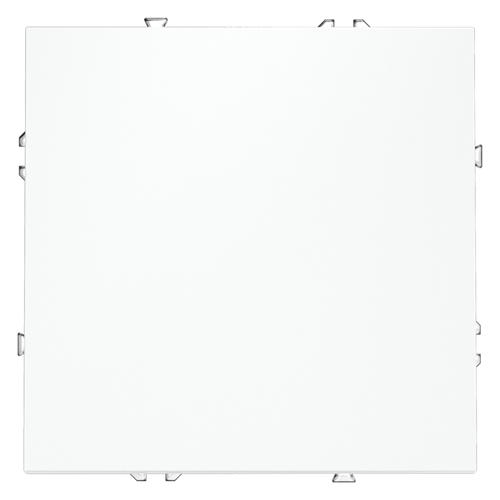 Выключатель одноклавишный встраиваемый с самовозвратом Voltum S70 Белый матовый VLS010602