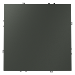 Выключатель одноклавишный встраиваемый с самовозвратом Voltum S70 Титан VLS010606