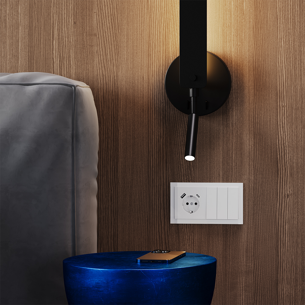 Выключатель трехклавишный встраиваемый Voltum S70 Белый матовый VLS030102 — изображение 5