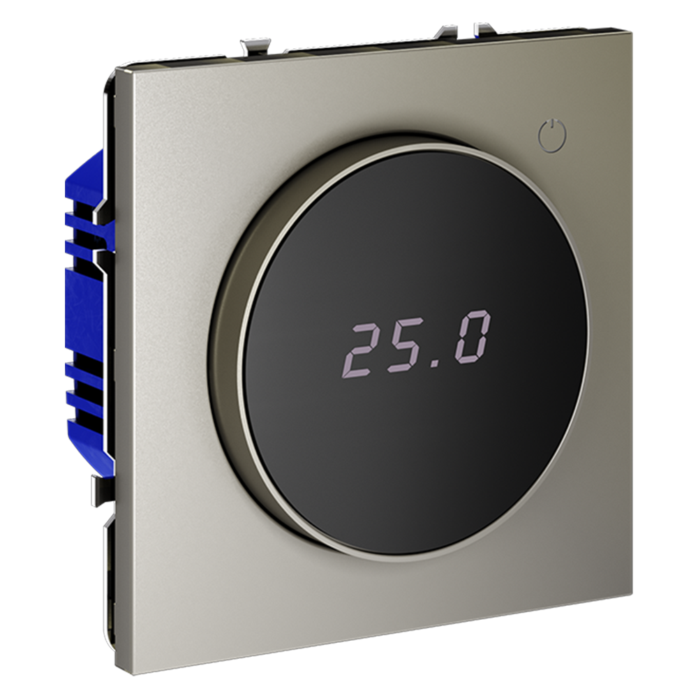 Терморегулятор электронный Voltum S70 с индикацией и датчиком, для теплого пола Шелк VLS070104 — изображение 2