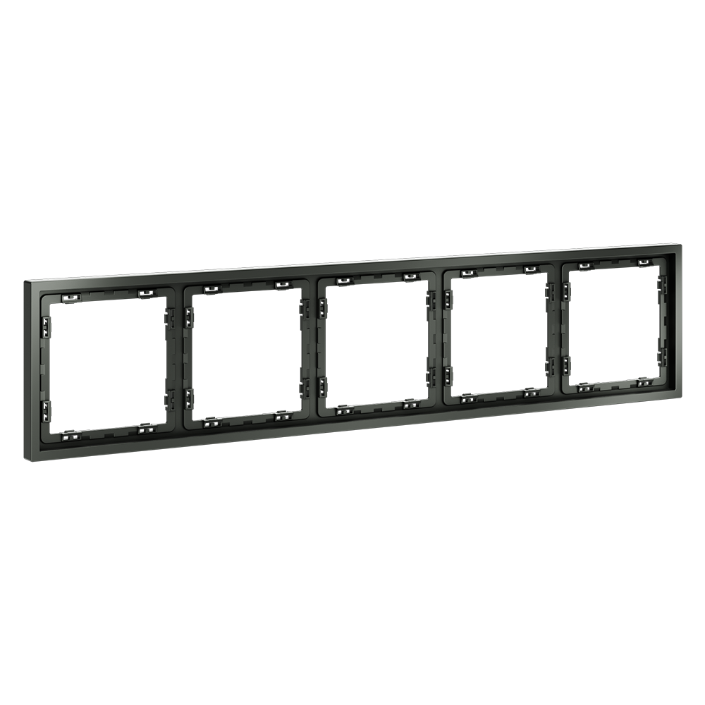 Рамка пластиковая Voltum S70 на 5 постов Титан глянцевый VLS100506 — изображение 2