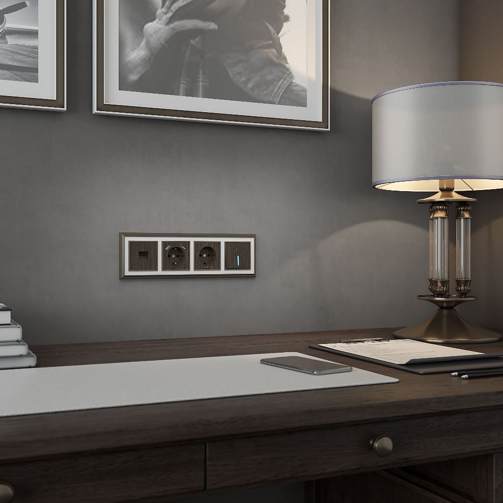 Накладка для розетки Werkel IP 20 Бронзовый W1179012 — изображение 2