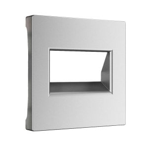 Накладка для двойной розетки Еthernet Werkel RJ-45 Серебряный матовый W1191165