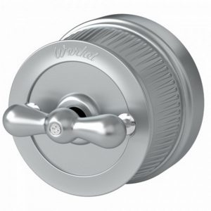 Переключатель-выключатель одноклавишный Werkel Хром матовый W5712022